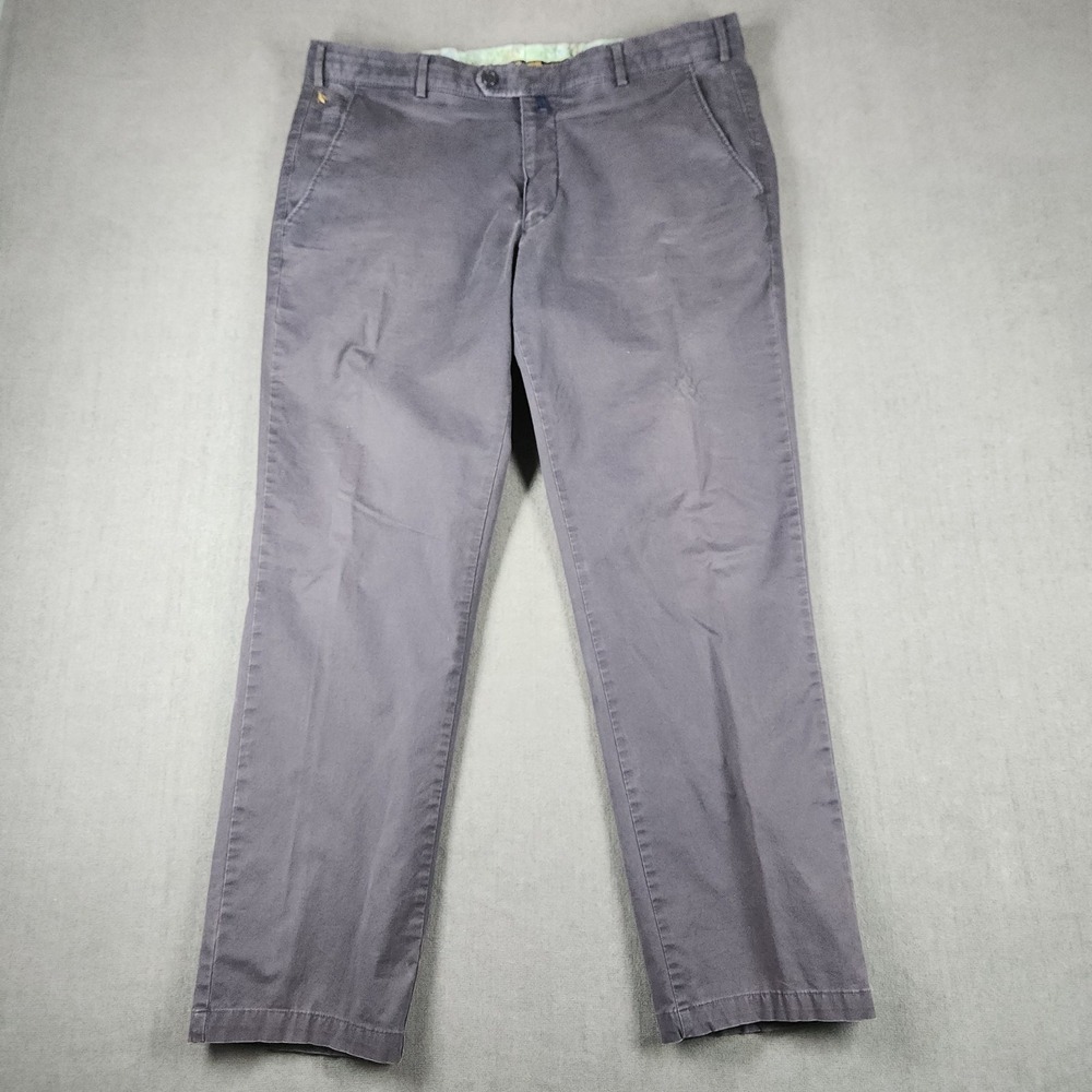 Meyer Exclusive Pants Mens Size US 36x29‎ Euro 97/86 Gray Cotton Chino